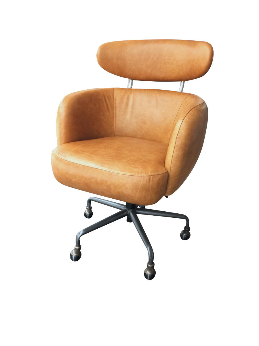 RETRO VINTAGE Leather office chairs online best buy